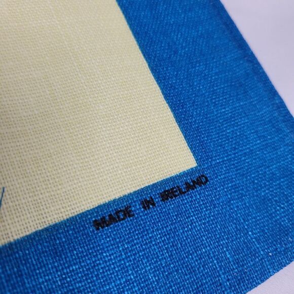 NEW VINTAGE 80s tea towel Irish linen funny golf saying decoration - Picture 3 of 6